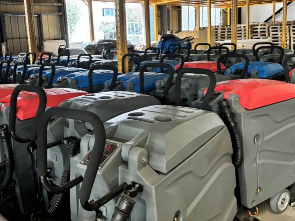 Ride-On Floor Scrubber production line