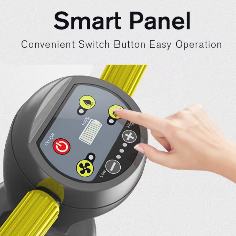 Intelligent control floor scrubber