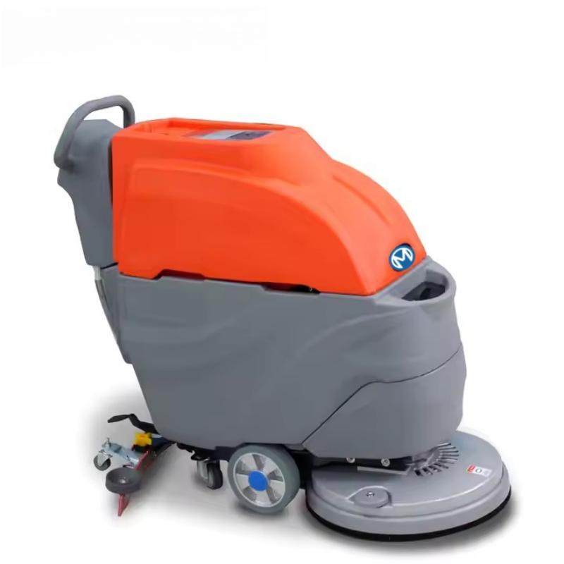 Floor Scrubber with Orange Color
