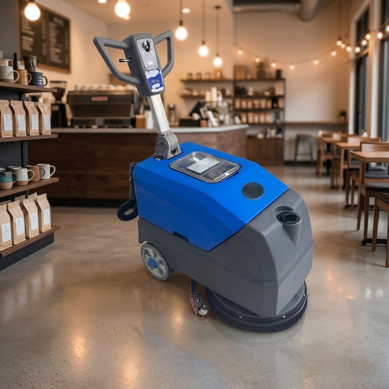 Floor Scrubber for Cafe