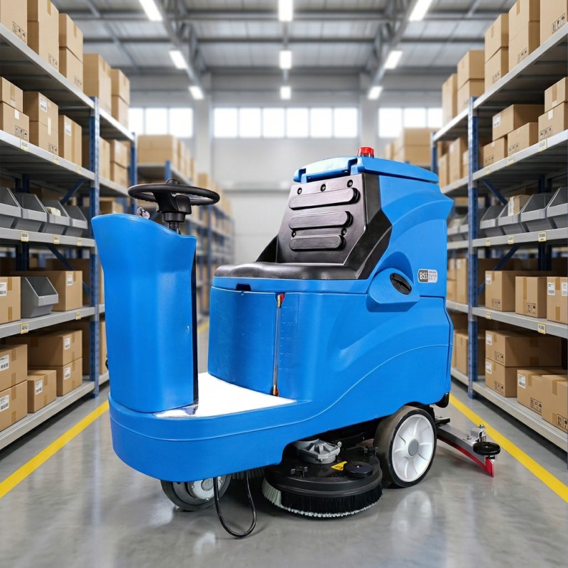 Warehouse Ride On Sweeper Machine 