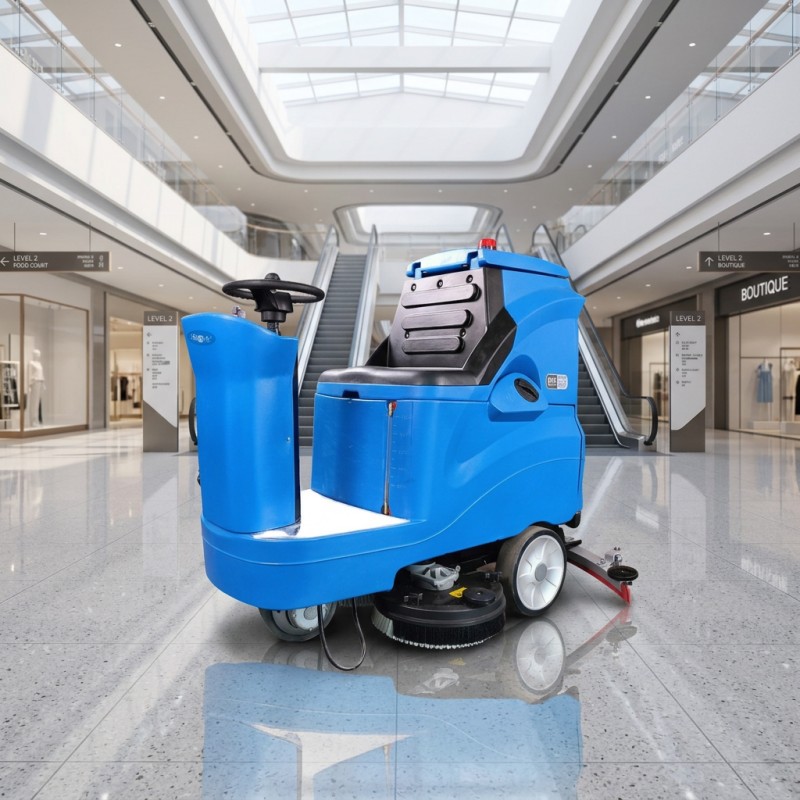 industrial cleaning machine for large areas automatic floor cleaner machine