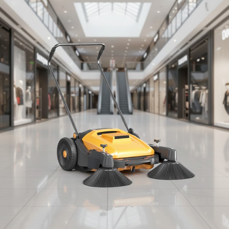  Battery-Free Manual Floor Cleaner