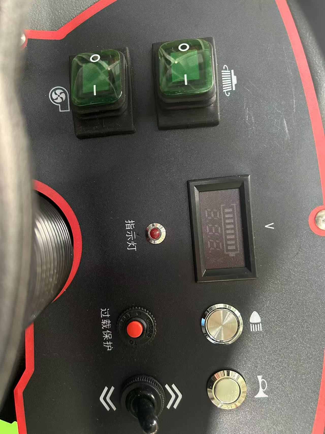 Floor scrubber control panel Floor scrubber control panel