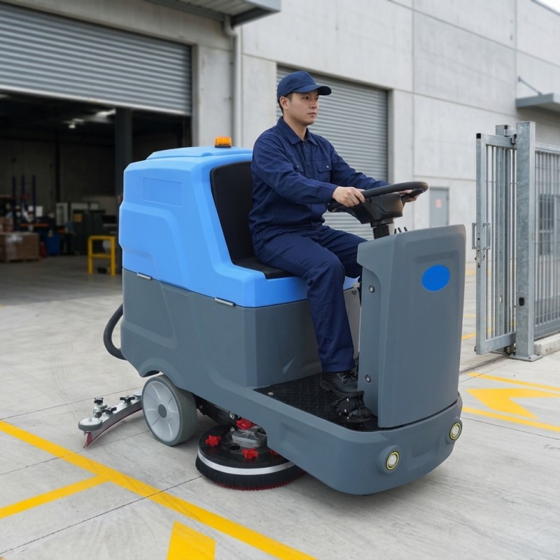  industrial scrubber dryer for factory