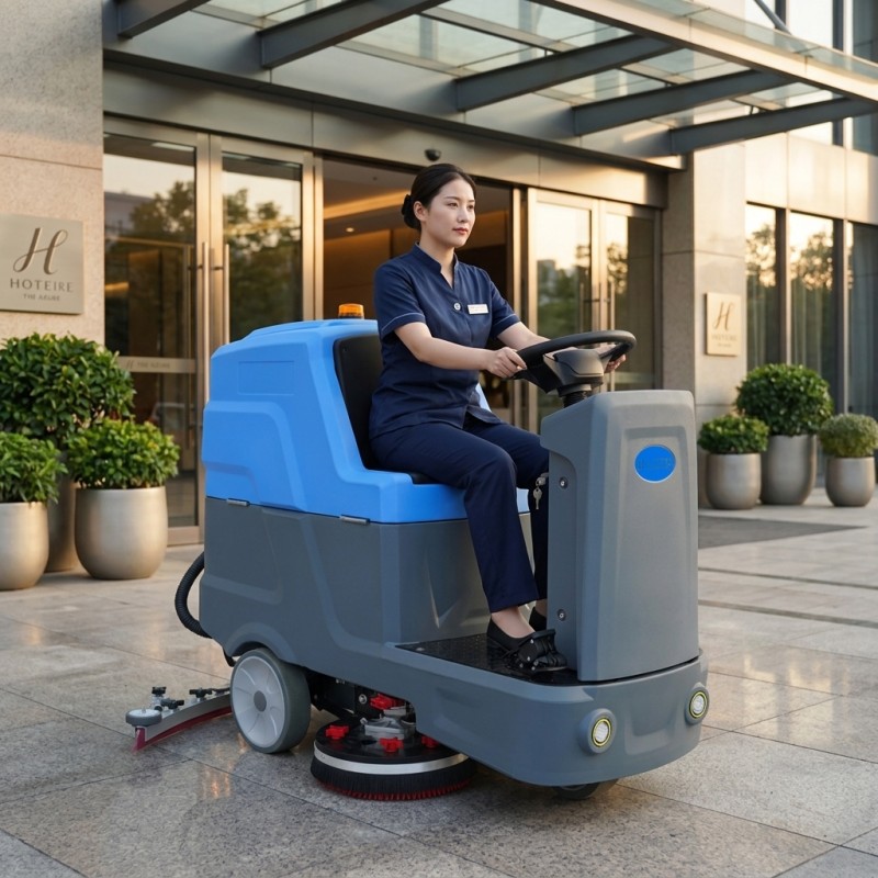 Self Propelled Industrial Floor Washer