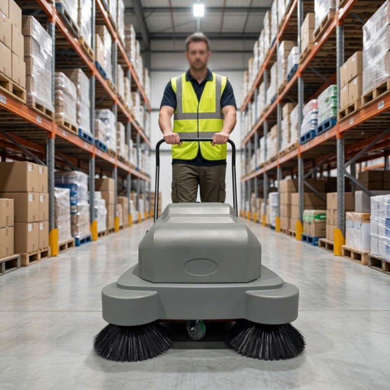 DS3 Heavy Duty Walk Behind Floor Sweeper